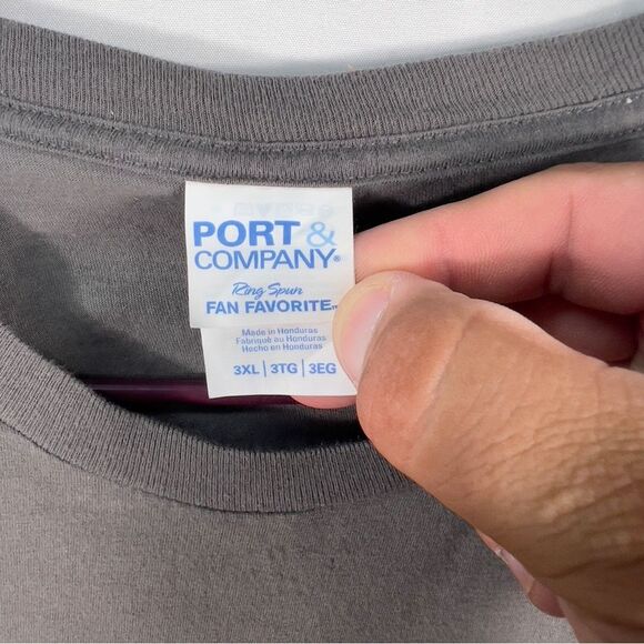 Port and Company Gray Let's Go Bananas Savannah Bananas Tee 0710 - Picture 4 of 7